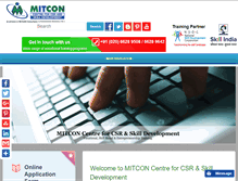 Tablet Screenshot of mitcontraining.com